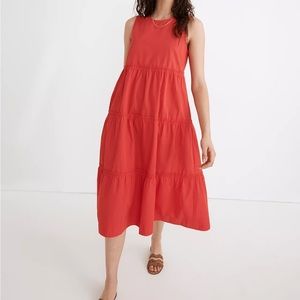 MADEWELL Cattail Tiered Dress